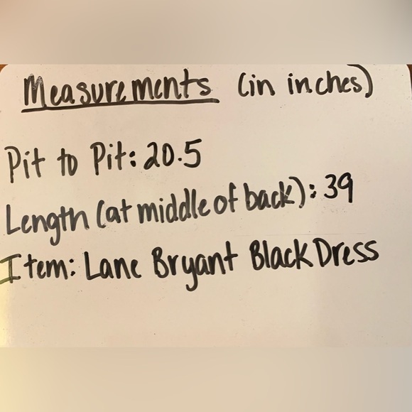 Lane Bryant Little Black Dress Size 16W - Picture 8 of 8